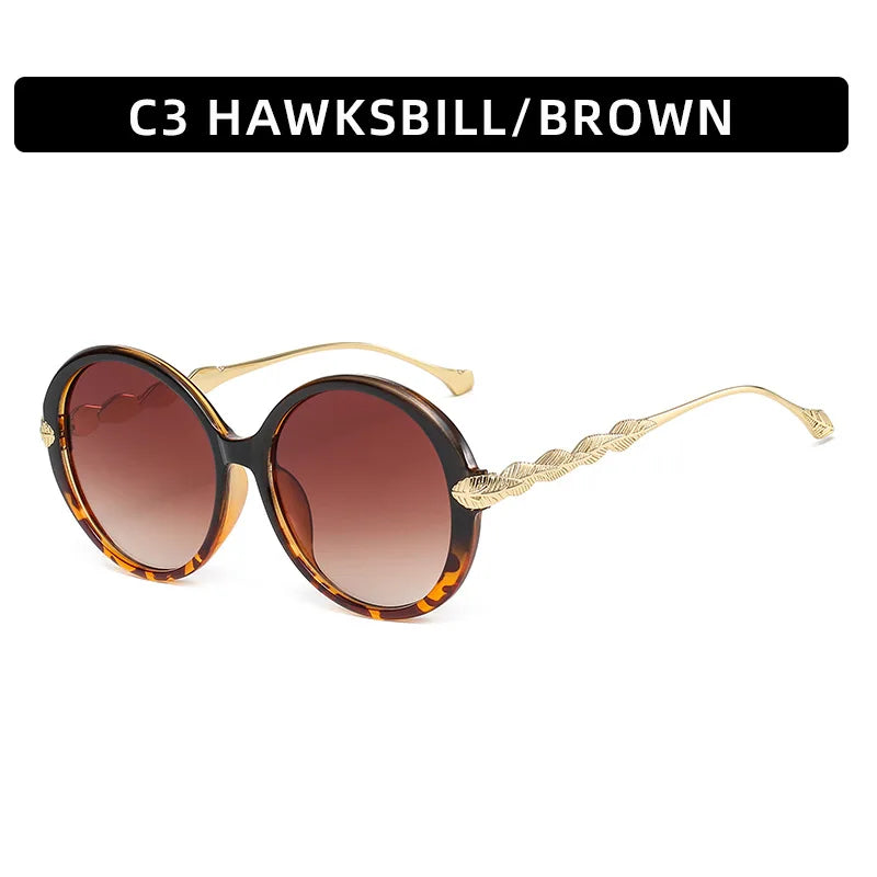Lunettes de soleil polarisées femme — dégradé, lentille ronde, carré, luxe (v2)