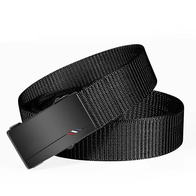 Ceinture Nylon Respirante Boucle Automatique Homme — Sport Extérieur Jean