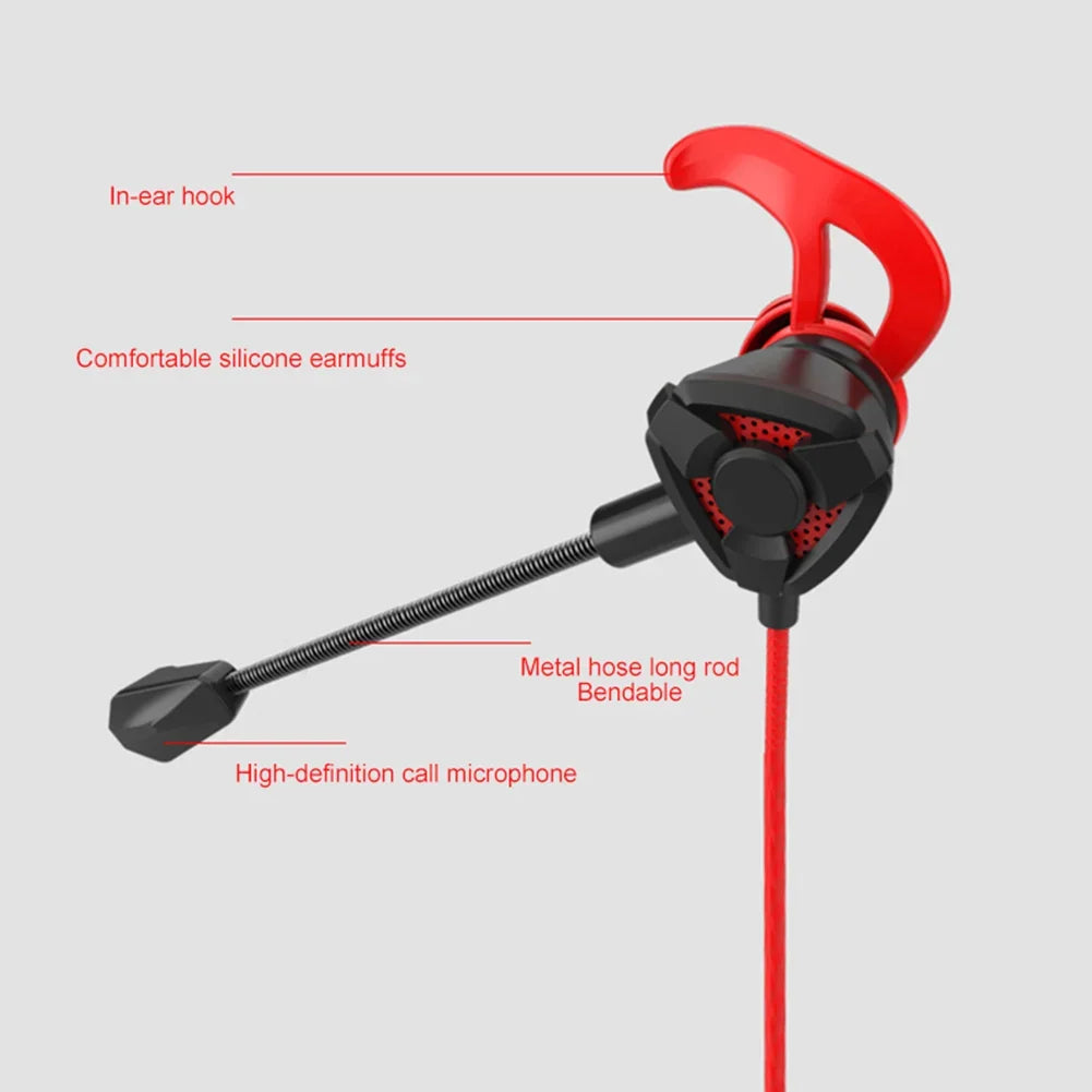 Auriculares para juegos, auriculares con cable, auriculares para juegos con micrófono para Pubg PS4 CSGO, auriculares universales para teléfono, tableta, portátil