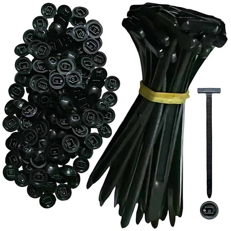 Hebilla de amarre de cable fija a través del núcleo, hebilla de amarre de cable para clavo, guardabarros, revestimiento interior del guardabarros, hebilla de maletero