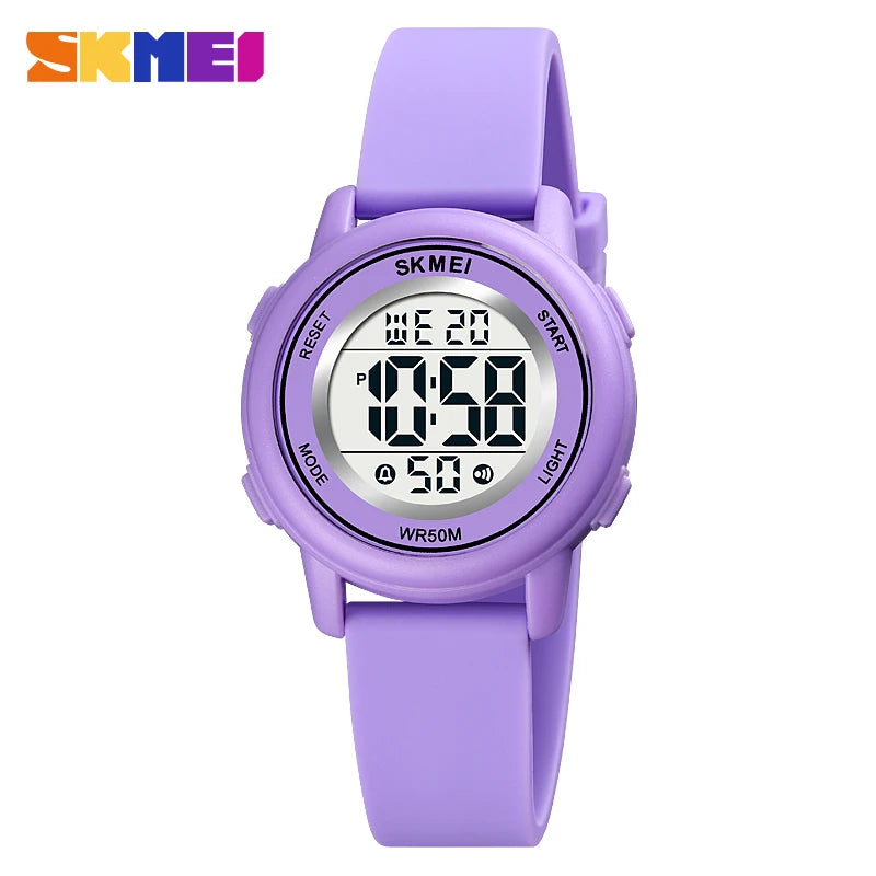 Montre enfant étanche sport colorée — numérique, antichoc, garçons et filles