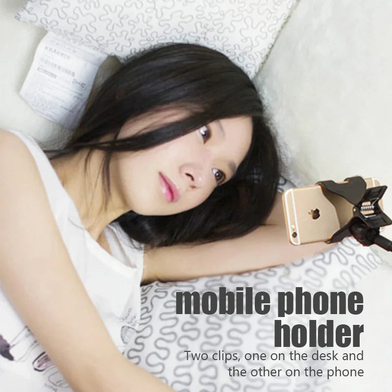 Support de téléphone portable flexible universel, support paresseux réglable, clip de téléphone portable, lit à la maison, support de bureau, support de smartphone rapide