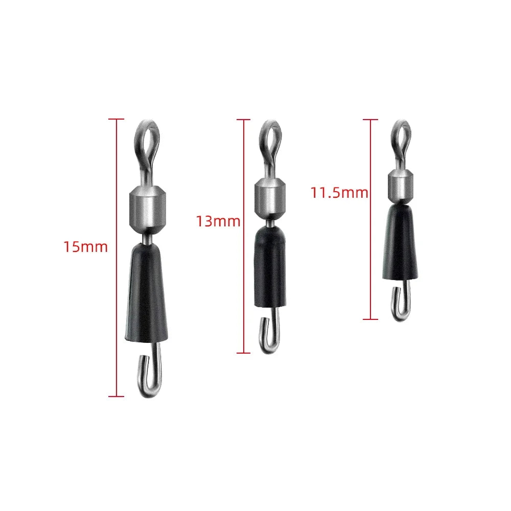 Pivots de Pêche Changement Rapide Pro — Lot 20 Pièces Pêche en Mer