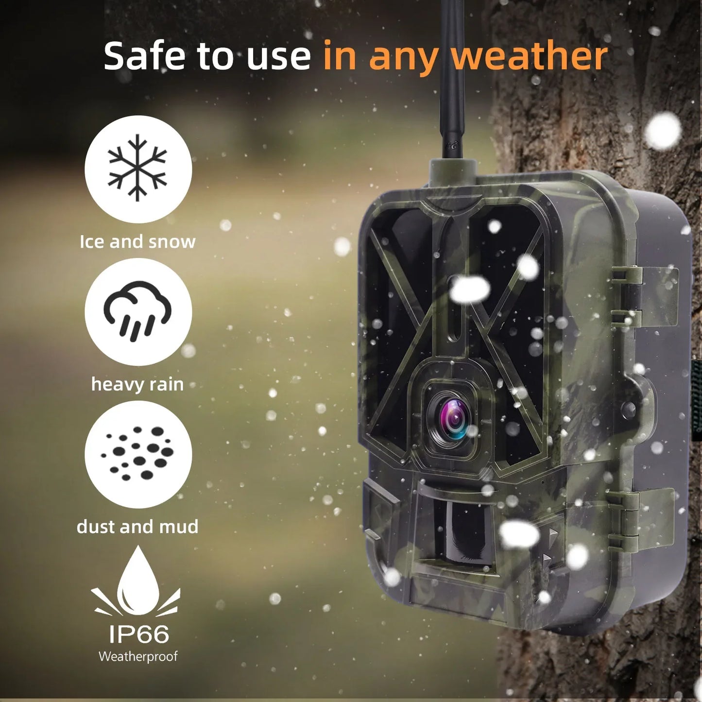 4K flux en direct médias APP Service sans batterie au lithium caméra de chasse 4G 30MP Vision nocturne Photo HC940PRO caméra