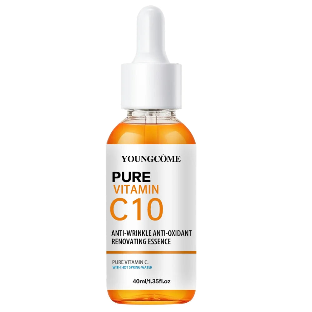 Vitamine C Essence Visage — Acide Hyaluronique, Éclaircissant & Anti-Âge