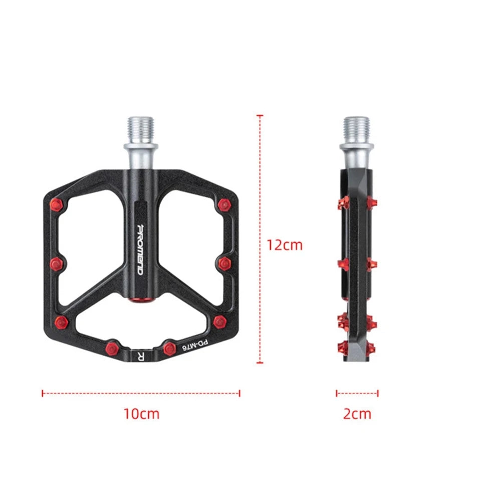 Pédales VTT Ultra-Légères Aluminium Plates — Pièces Vélo 9/16 Pouces