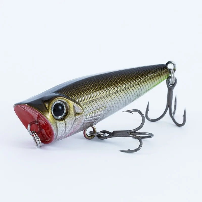 Mini Popper Leurre de Pêche Flottant — 5.3cm / 4.5g Wobbler