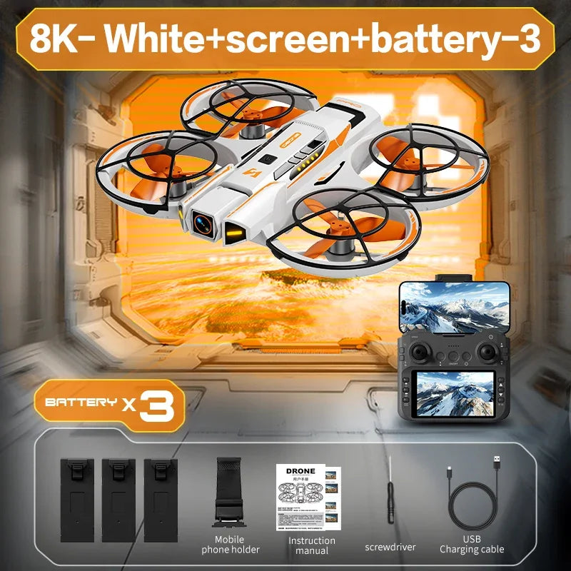 Drone mini 8K GPS professionnel — photographie aérienne HD, caméra 5G, quadricoptère UAV