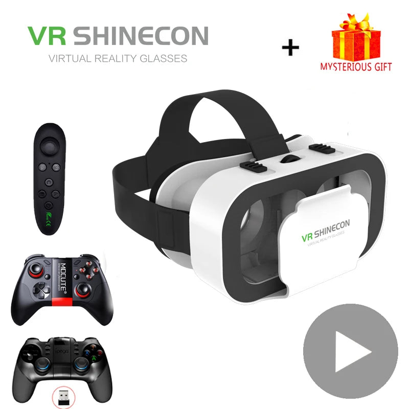 VR Kendecon-Gafas de realidad virtual 3D, gafas para smartphone, binoculares Viar, videojuego
