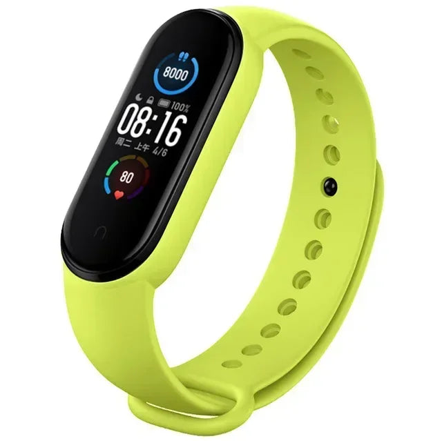 Watch Straps for Xiaomi Mi Band 7 6 5 4 3 Silicone Bracelet Wristbands MiBand 3/4 band5 band6 Smart Watch Accessories