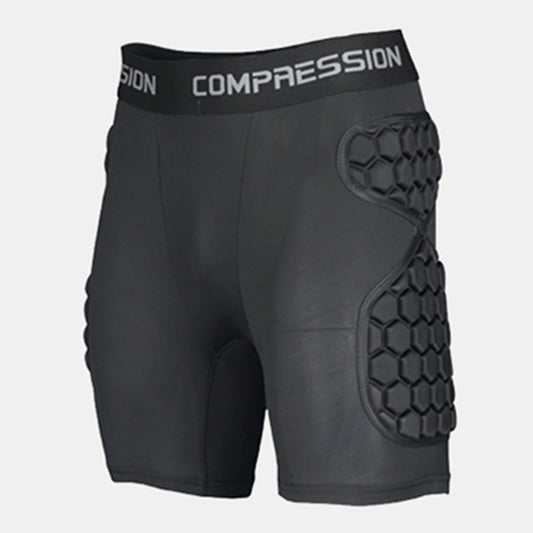 Short Gardien de But Rembourré EVA — Protection Hanche Football & Rugby
