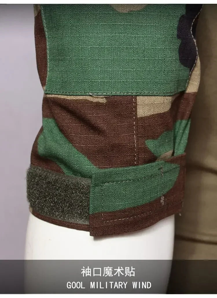 Tenues de sport tactiques d'extérieur, uniformes d'entraînement, ensembles de chasse camouflage, chemises et pantalons de randonnée pour hommes