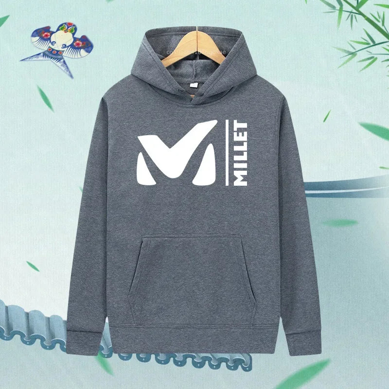 Sudadera con capucha para mujer, de moda, con estampado de letras gráficas, sudadera holgada, informal, estilo Harajuku, ropa con capucha