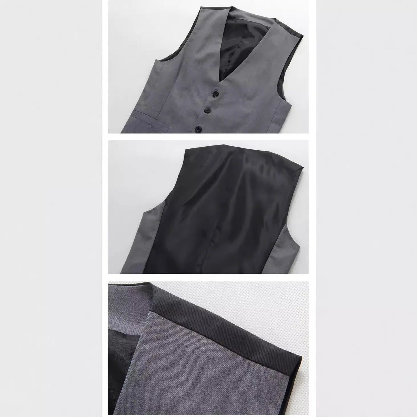 Chaleco de traje coreano ajustado para hombre, talla grande, chaleco de negocios para boda, chaleco de moda informal británico