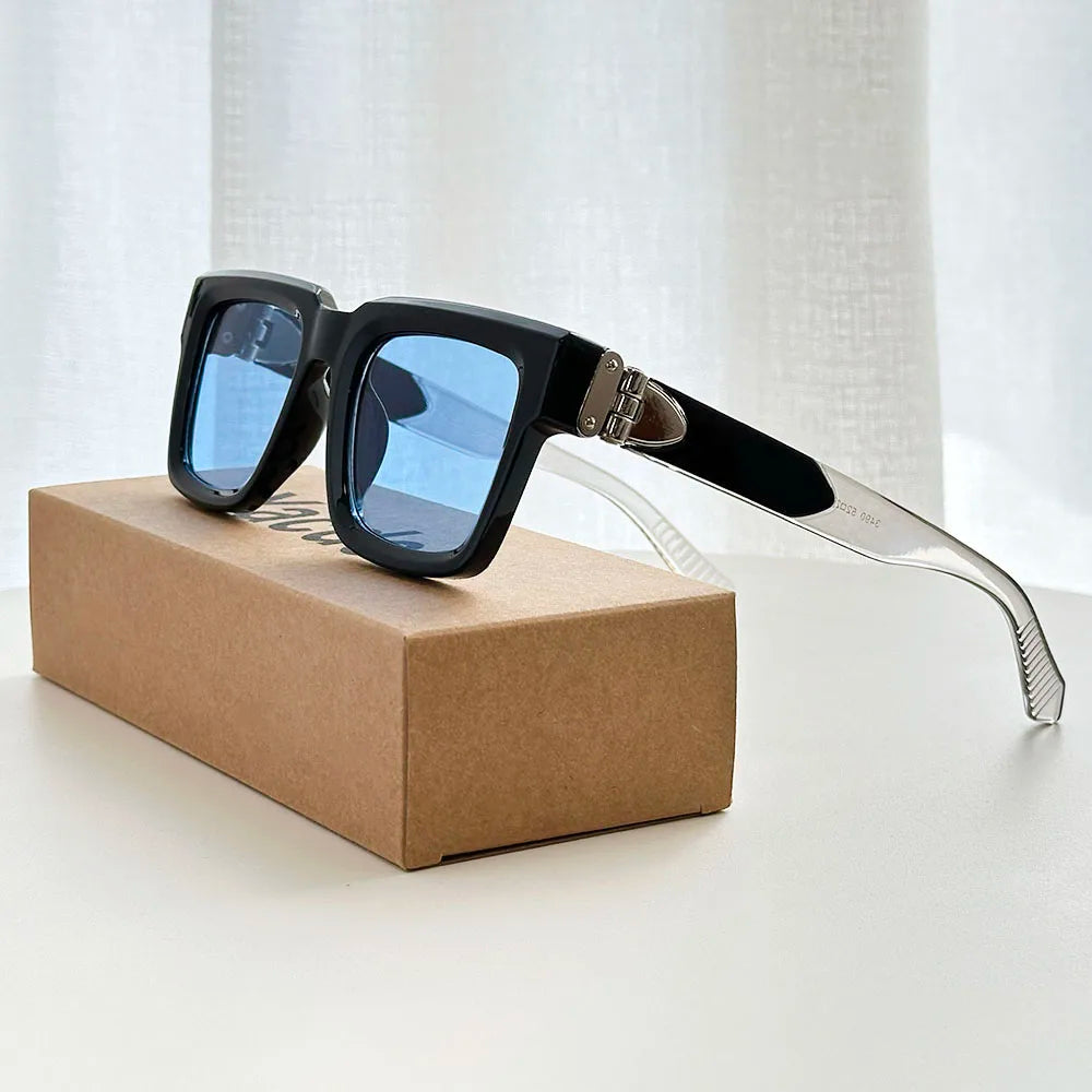 2026 Gafas de sol cuadradas de moda para mujer, estilo vintage de lujo, gafas de sol para hombre, gafas de moda Gafas de Sol Hombre Lujo Gafas de Sol Mujer
