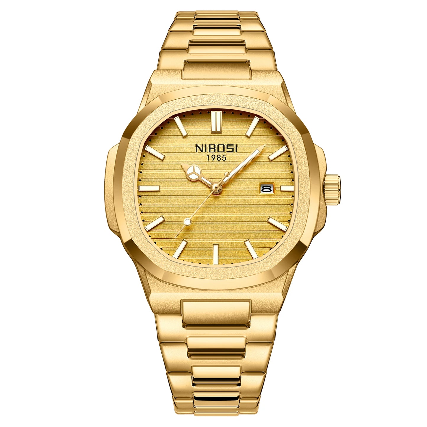 2025 New Luxury Men's Quartz Watches 30M Waterproof Automatic Date Stainless Steel Men's Watch Sport Chronograph Watch for Men Clock