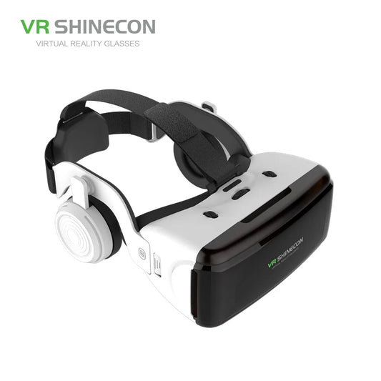 VR Shinecon 3D Virtual Reality Glasses Headset for Mobile Phones Smartphones Binoculars Video Game Wireless Lens