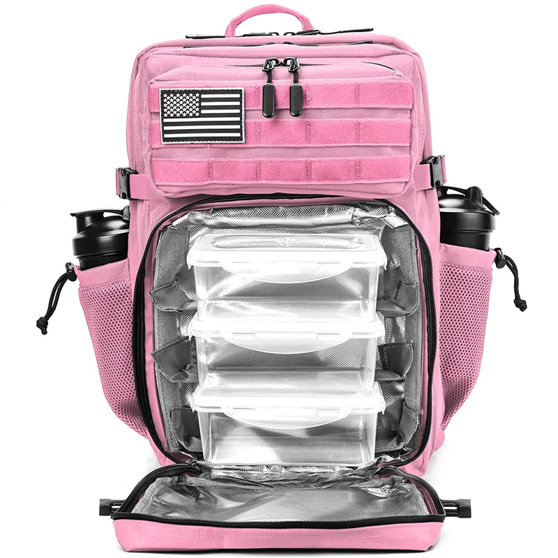 45L repas préparation gestion sac à dos gymnastique tactique étanche isolé déjeuner refroidisseur sac randonnée Camping voyage sac à dos