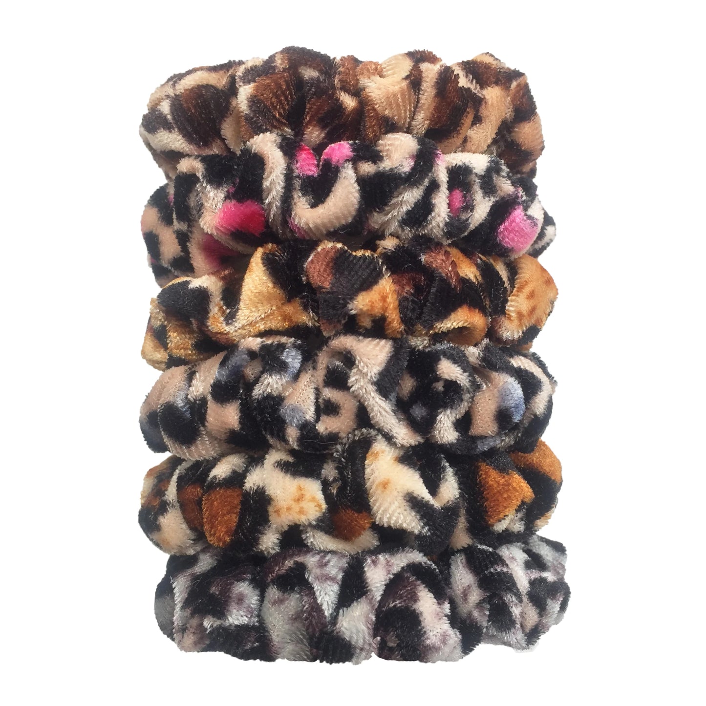 24/50/6 piezas de coleteros para mujer, accesorios de boutique de terciopelo, bonito estampado de leopardo, banda elástica de alta calidad, cinta para el pelo, lazo para cola de caballo