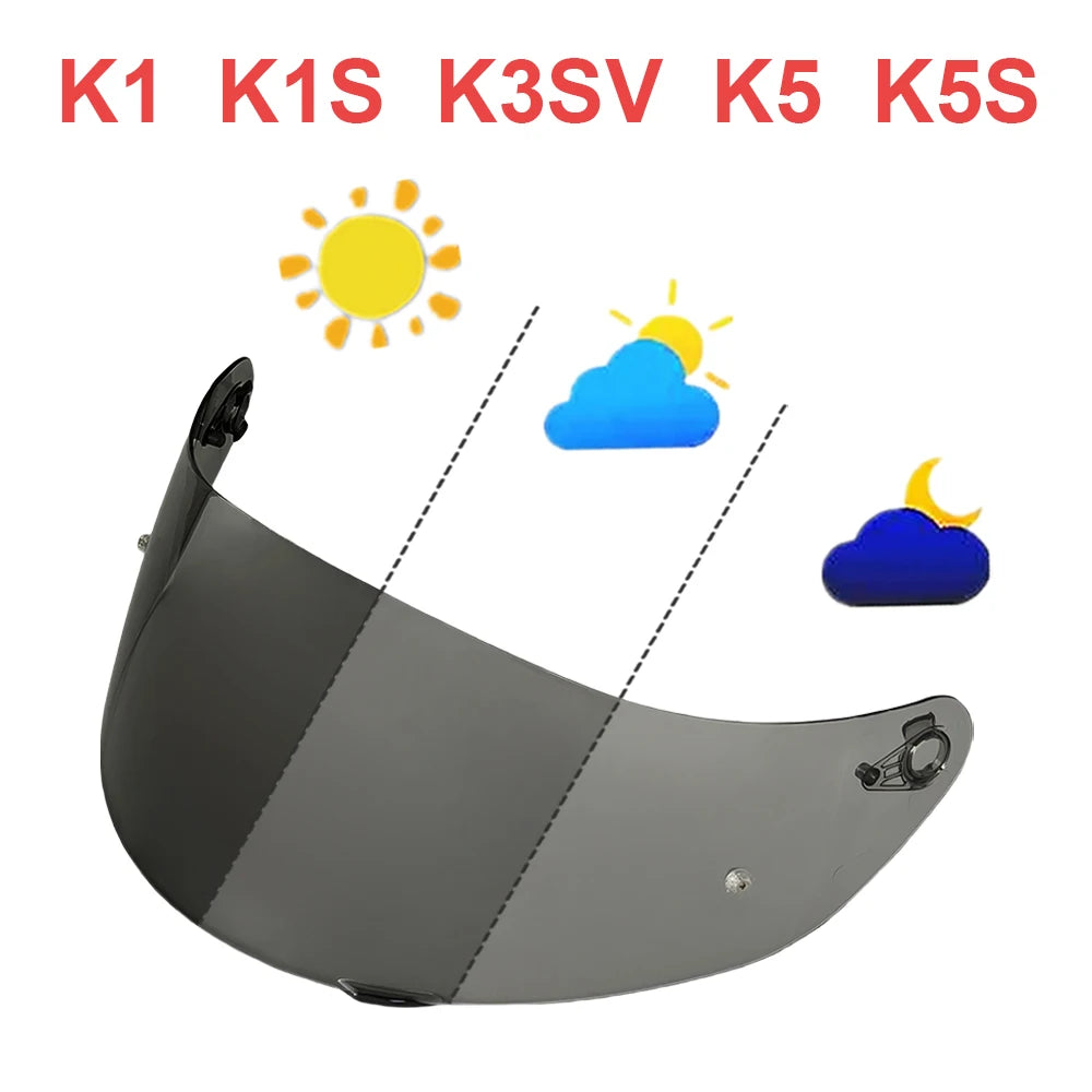 For AGV K5 K5S K5-S K3SV K1 K1S Compact ST Motorcycle Helmet Visor Lens Shield Goggles Full Face Pin Accessories Para Moto Helmet