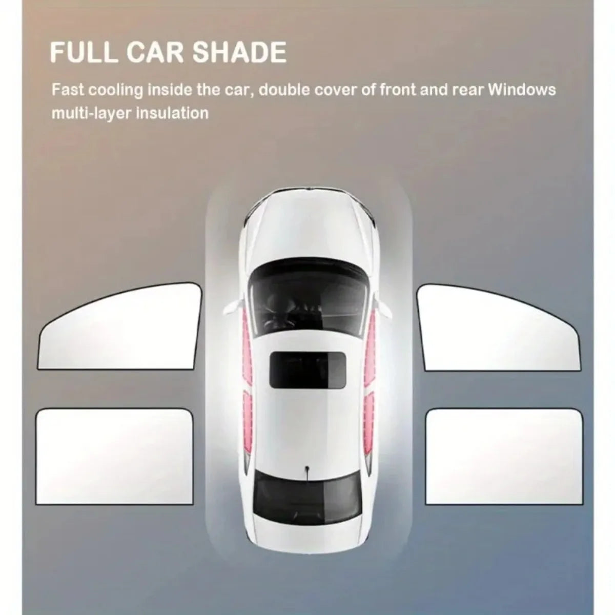 Pare-soleil magnétique universel pour voiture, ensemble de 2 pièces, réduction de la chaleur, Protection de la vie privée, pare-soleil automatique, accessoire de voiture