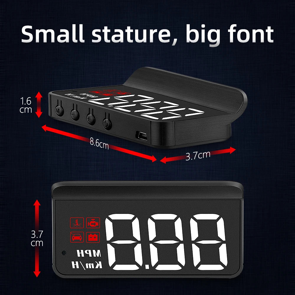 M3 OBD2 M1 GPS HUD Head Up Display obd2 Car Speed Projector On-Board Computer Auto Fuel Mileage Alarm Car Accessories