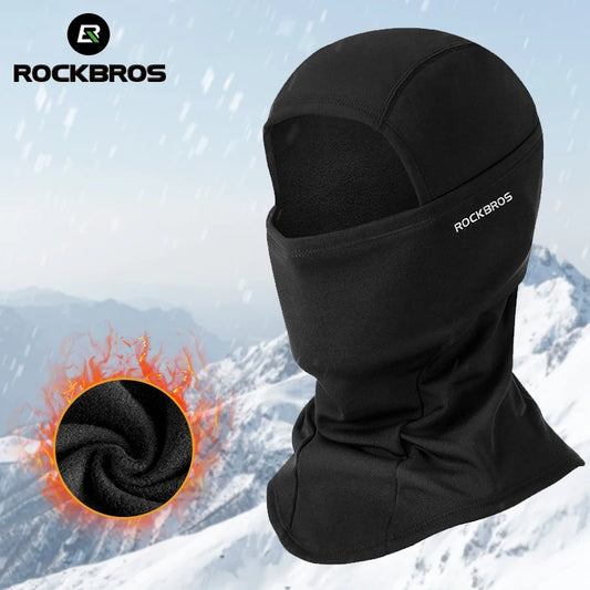 ROCKBROS masque complet chaud hiver écharpe cagoule casque doublure pêche ski randonnée vélo masque coupe-vent respirant couvre-chef