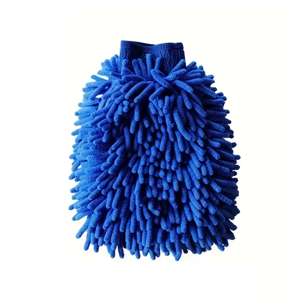 Gants de lavage de voiture en microfibre Chenille, nettoyage des rayures, soins non pelucheux, mitaines souples, dépoussiérage de véhicule automobile, Accessoires de moteur