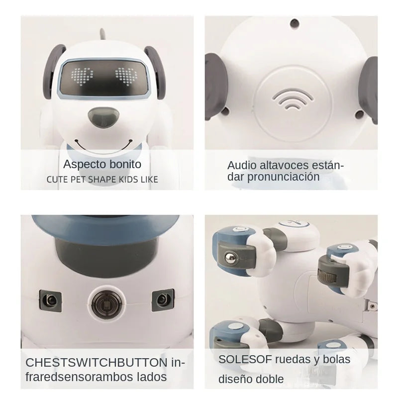 Intelligent Robot Funny Dog Electronic Robotic Remote Control Stunt Smart Robots for Kids Boys Children Creative Birthday Gift