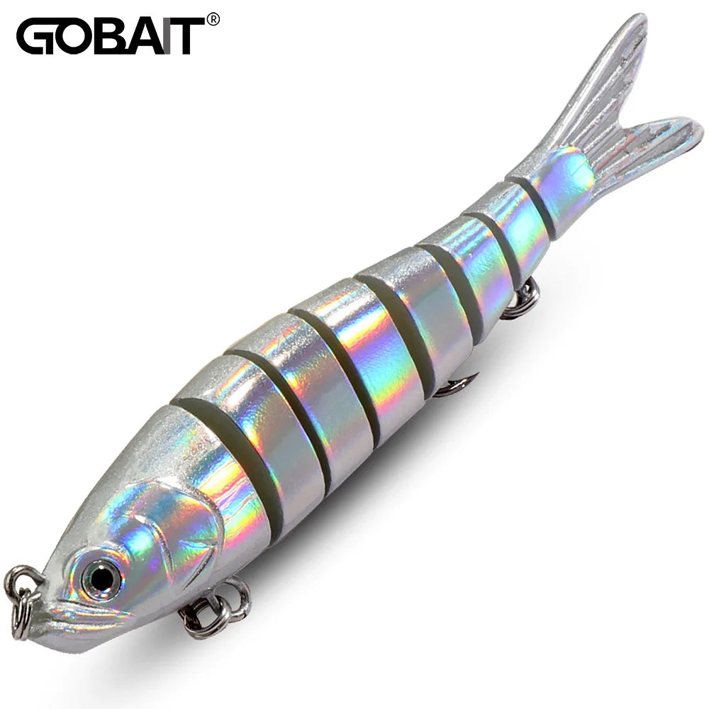 GOBAIT Swimbait 11g 16g 27g leurre multi-joint coulant lent bionique natation Pesca bar triple crochet carpe matériel de pêche appât dur