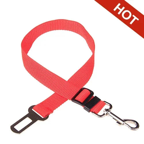 Ceinture de sécurité réglable pour animaux de compagnie, chat, chien, siège pour animaux de compagnie, véhicule, harnais pour chien, Clip en plomb, levier de sécurité, Traction, colliers pour chiens, Accessoires pour c