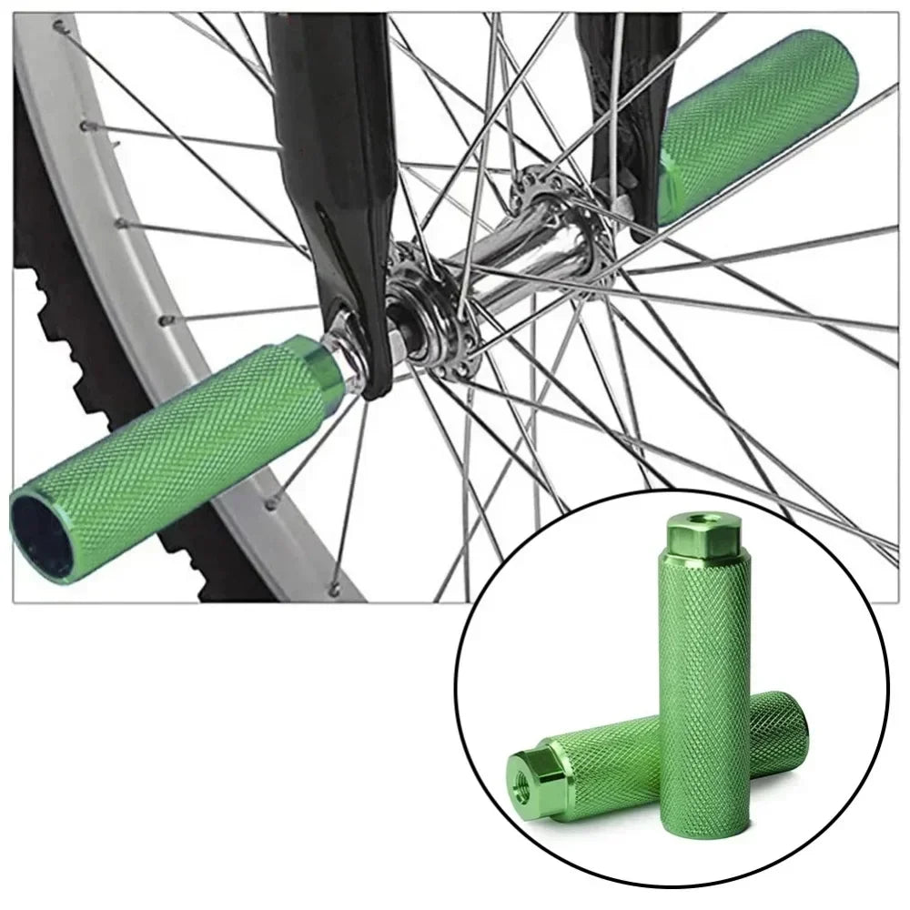 Repose-Pieds Vélo BMX Aluminium Antidérapant — Axes 3-8 Pouces Pièces