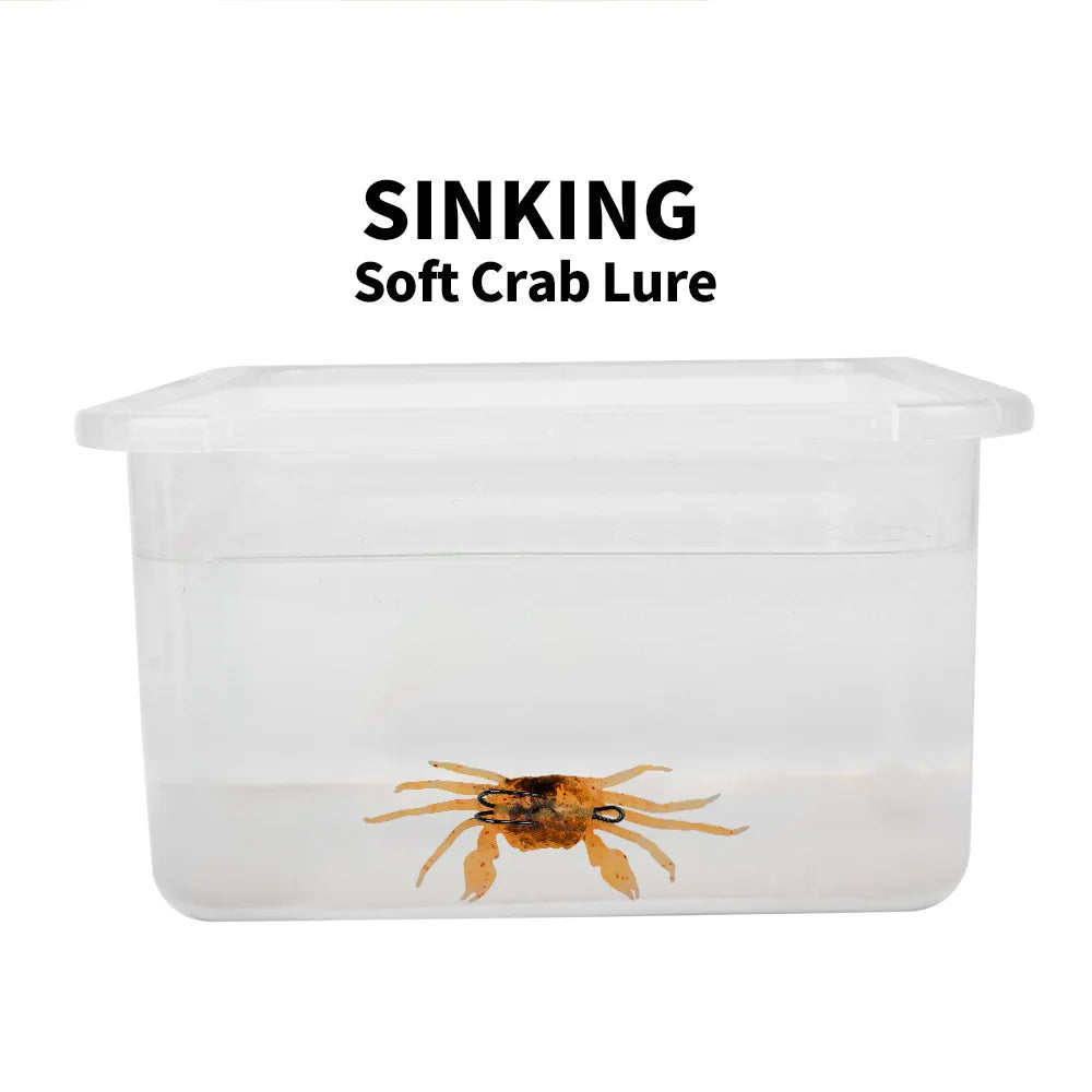 ZUKIBO Leurres Souples en Crabe — Appat Fond Pêche en Mer