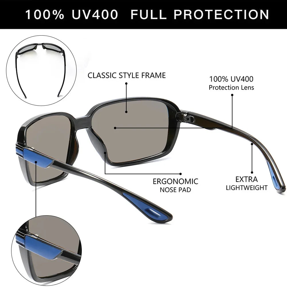 Lunettes de Soleil Pêche Polarisées — Conduite, Vélo, Sport, Cool, Homme & Femme