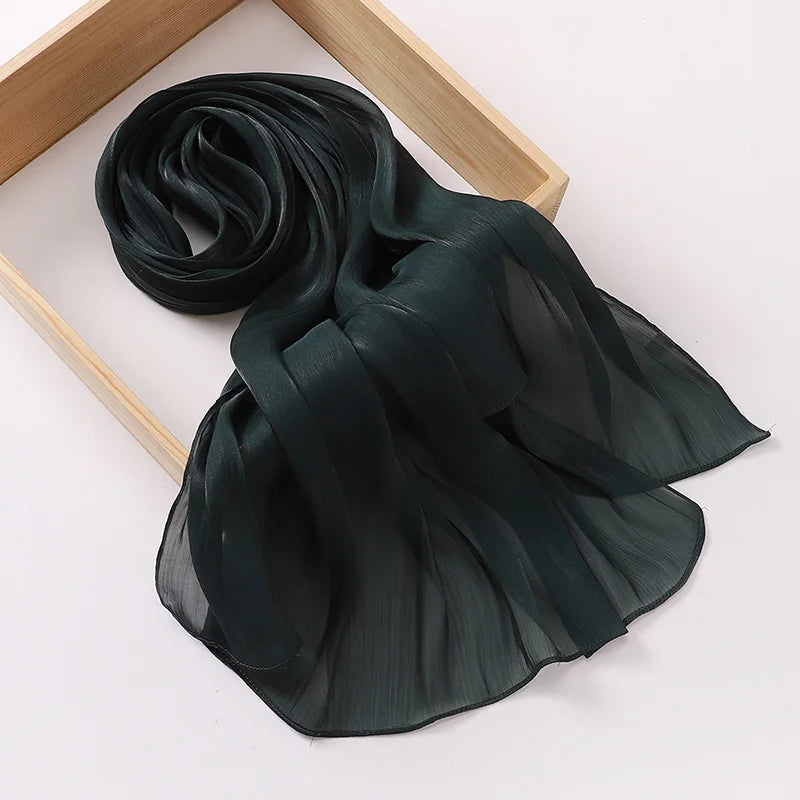 Hiyabs de gasa de primera calidad para mujer, velo turbante suave y largo, bufandas musulmanas, chales hiyab, cubierta para la cabeza islámica, accesorios de Ramadán