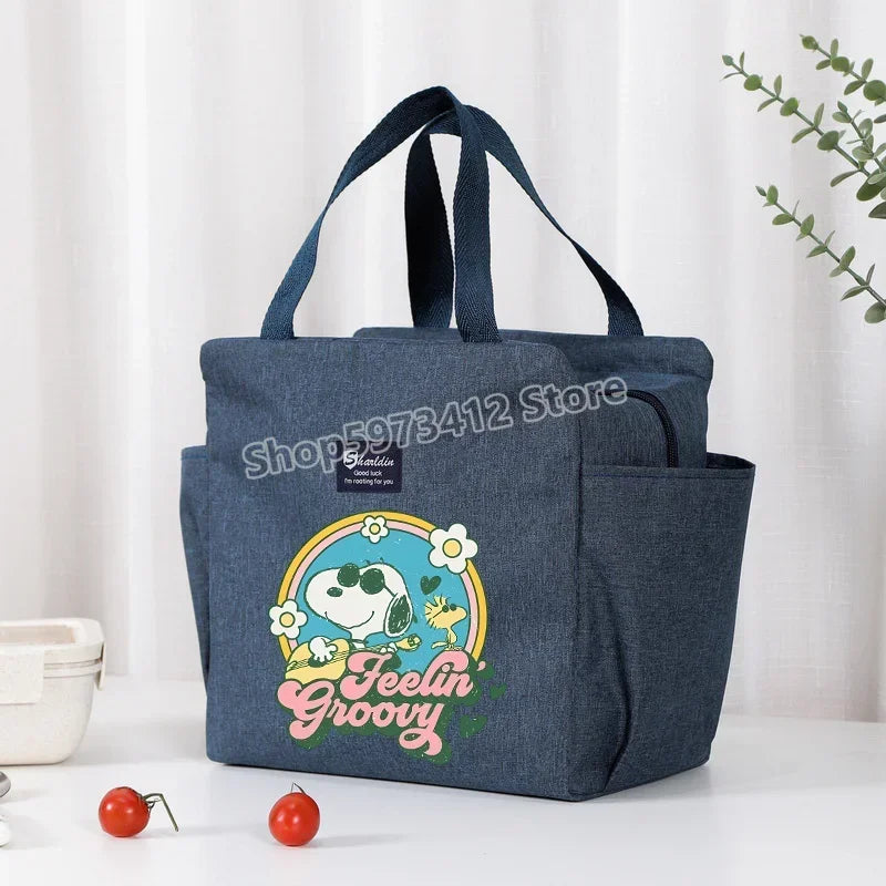 Sac isotherme portable pour déjeuner et boissons — mignon, thermique, pique-nique, cadeau enfants