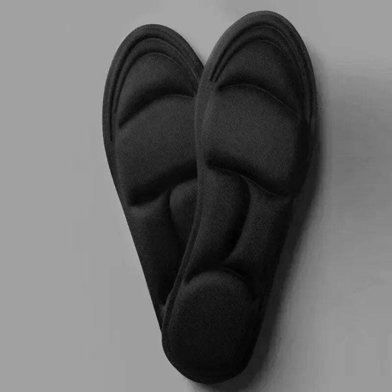 Plantillas deportivas 5D de espuma viscoelástica para masaje, almohadilla transpirable para zapatos de hombres y mujeres, soporte de arco ortopédico, cuidado ortopédico