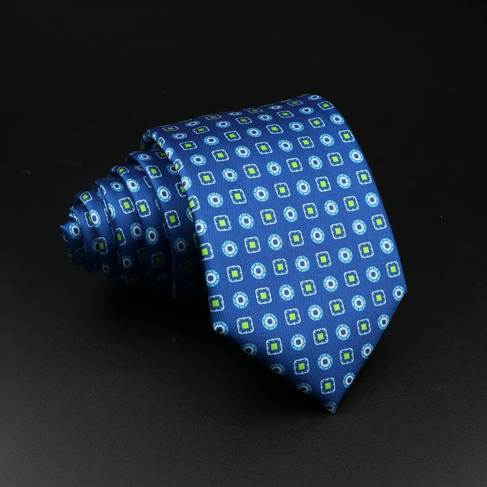 51 Estilos hombres corbatas de seda Jacquard a rayas a cuadros corbata floral accesorios uso diario camisa traje corbata regalo de fiesta de boda