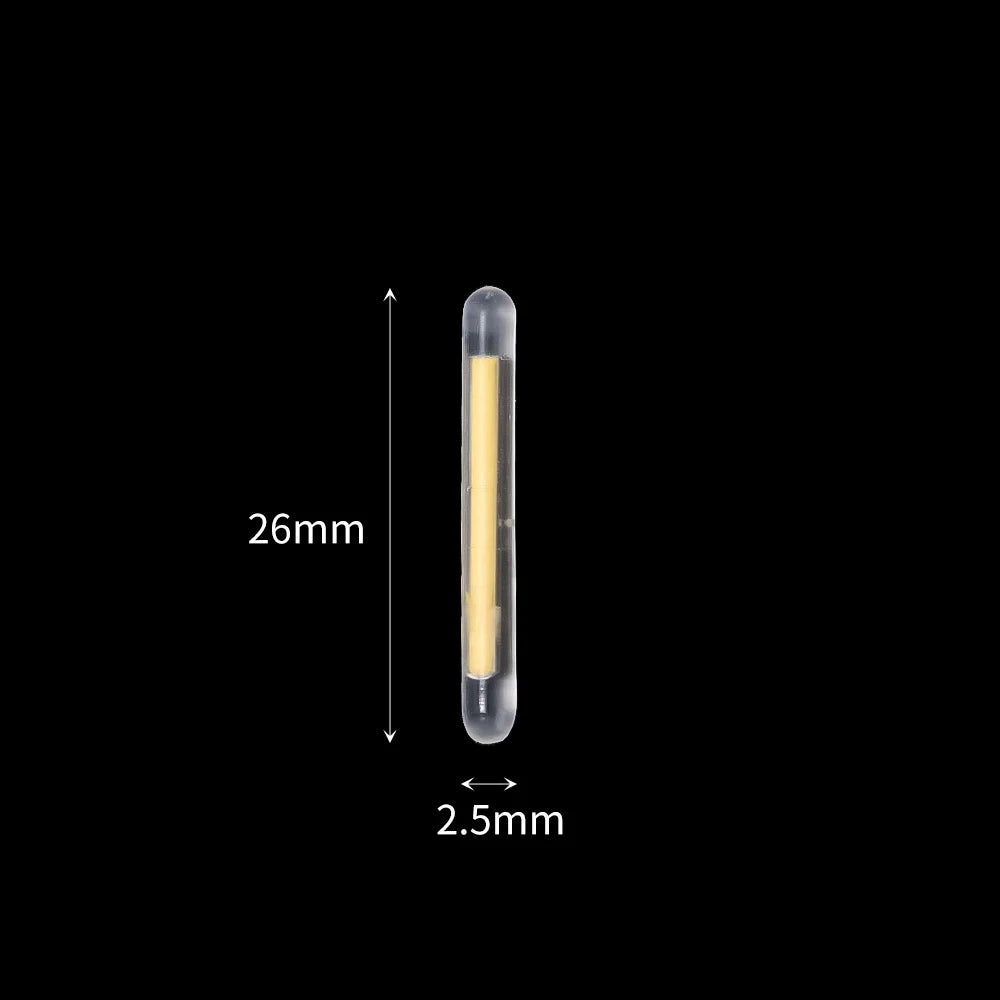 Flotteur de pêche structurels ent dans la nuit, lot de 10, 20 ou 50 pièces de 2.2 à 4.5mm