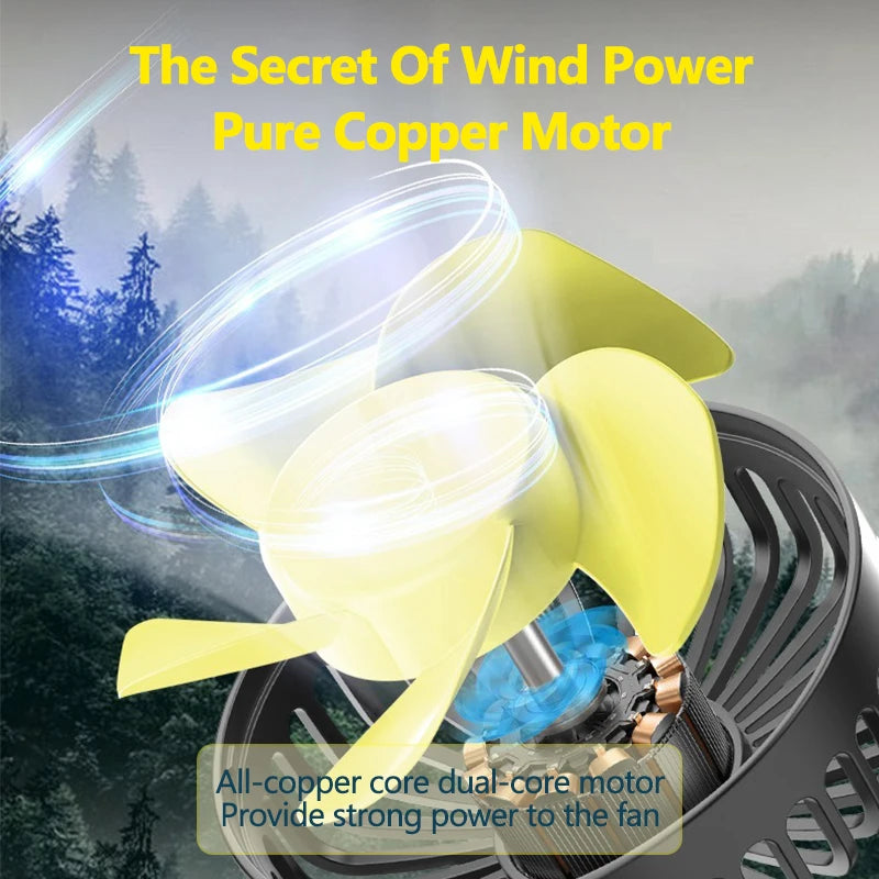 3-speed car rear seat fan, USB air freshener, air conditioner, car cooler