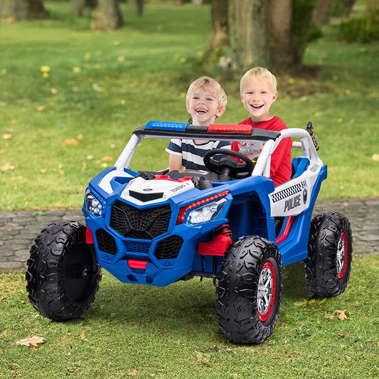 24V 7A Kids Electric Car Toy UTV Vehicle, Gifts for Kids, Parental Remote Control, Adjustable Speed, 3-8 Years Old