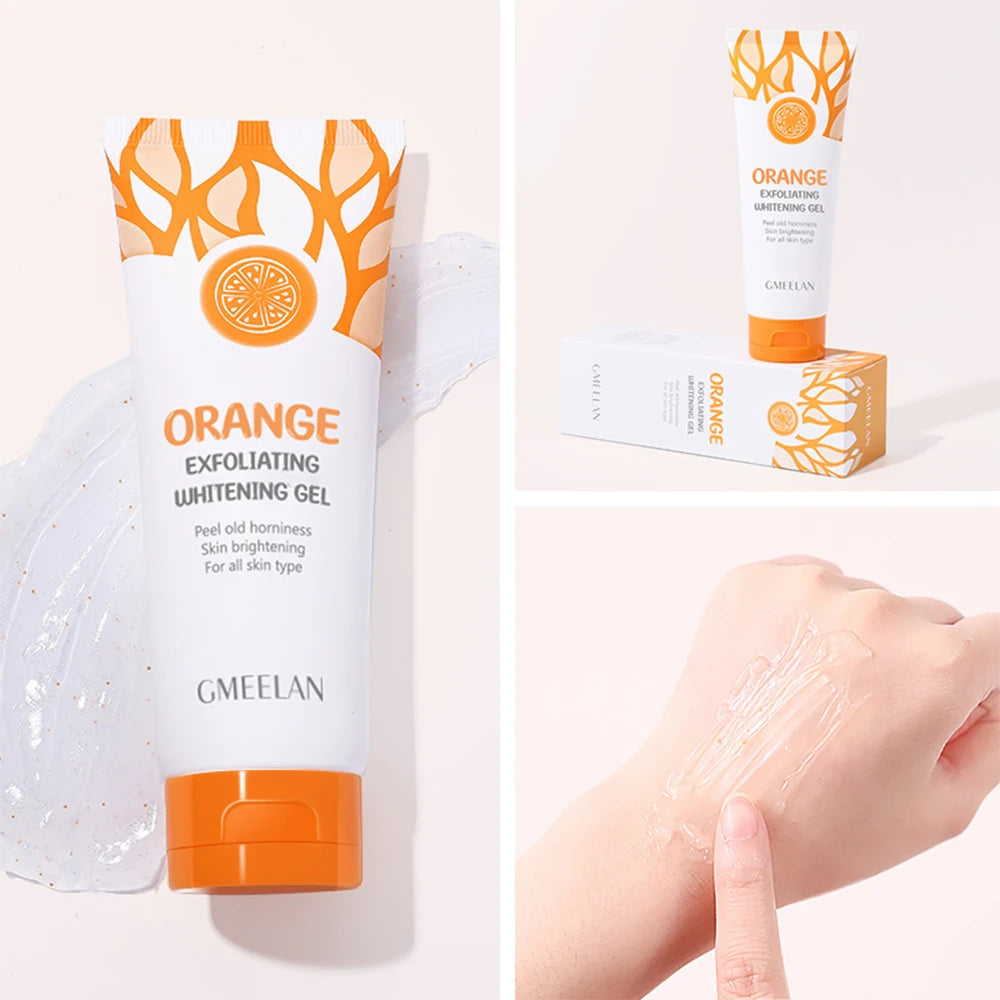Exfoliating Gel Orange Dead Skin Remover Brighten Peeling 50g Gentle Repair Scrub Whitening Moisturizing Korean Skincare