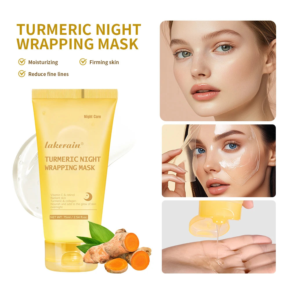 Korean Deep Collagen Mask, Peel-off Mask, Anti-wrinkle, Lifting, Skincare, Bio Pack, Night Pack for Women, Night Skin
