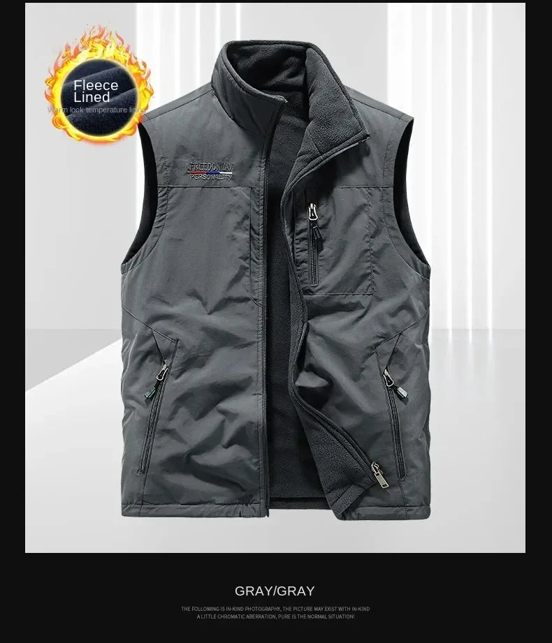 Chaqueta de senderismo para hombre, abrigo térmico, cálido, informal, metropolitano, glaMan, ropa térmica de lujo, talla grande, moda, invierno