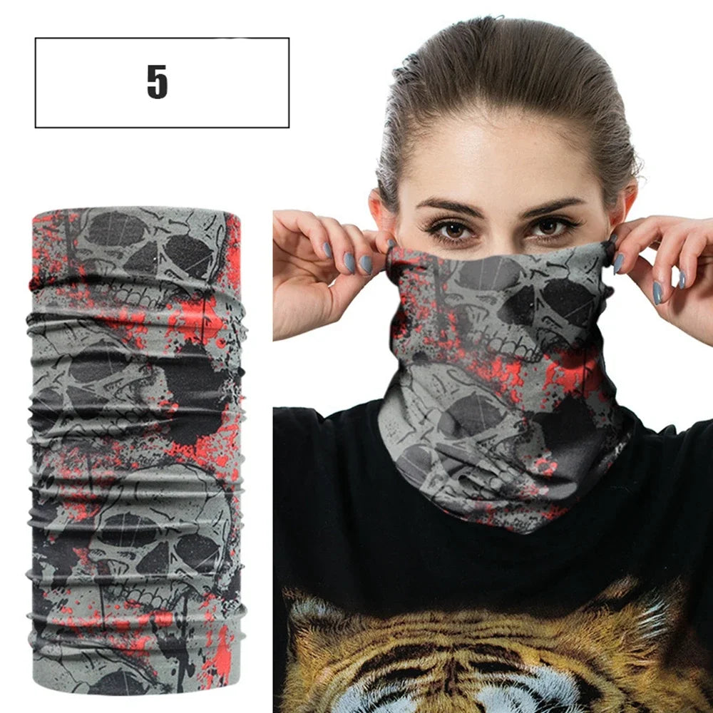 Écharpe de sport anti-poussière pour hommes et femmes, col pare-soleil, bandana pour la tête, le visage, le cou, la pêche en plein air