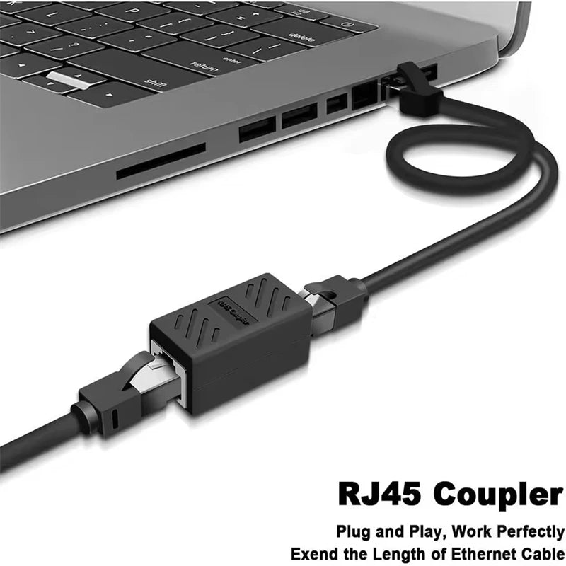 Coupleur RJ45 Cat7 Cat6, adaptateur Ethernet, Interface Gigabit, convertisseur d'extension de réseau, connecteur femelle à femelle, câble d'extension