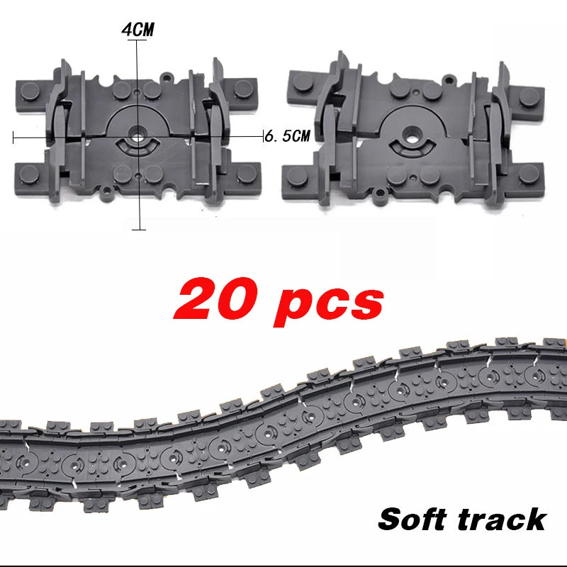 R64.Cambio-Tren urbano flexible, vías blandas, rectas y curvas, construcción de noches, modelos creativos, ferrocarril, juguetes para niños, regalos, nuevo