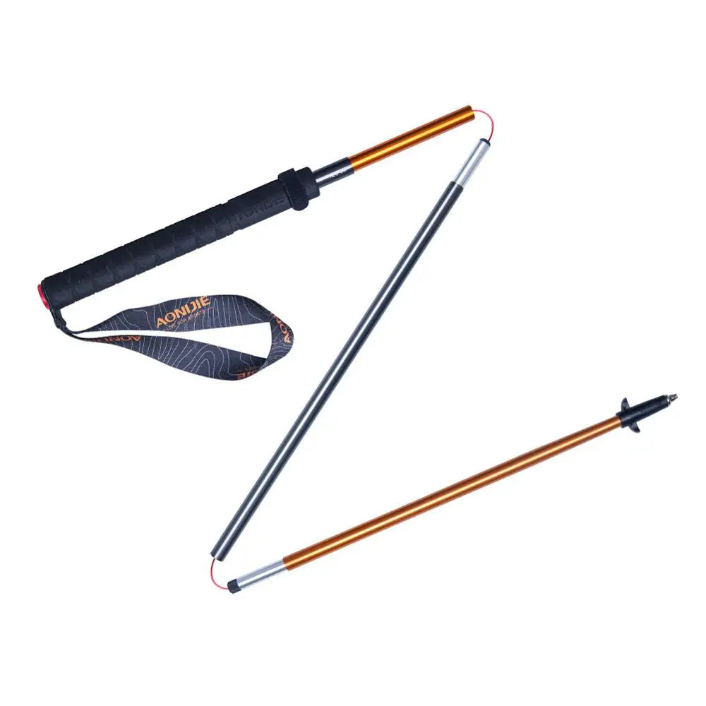 AONIJIE-Bâtons de trekking pliants ultralégers, verrouillage rapide, pôle de randonnée, course, anciers de marche, fibre de carbone, Z-Pole, 2 pièces