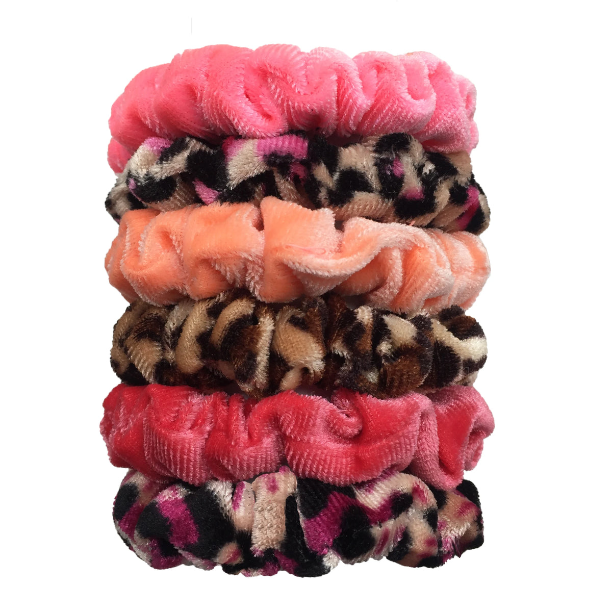 24/50/6 piezas de coleteros para mujer, accesorios de boutique de terciopelo, bonito estampado de leopardo, banda elástica de alta calidad, cinta para el pelo, lazo para cola de caballo