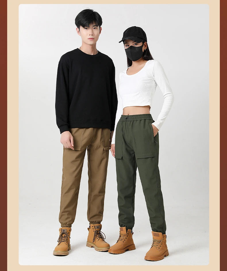 LNGXO hiver épais polaire pantalon hommes femmes imperméable coupe-vent chaud survêtement pantalon unisexe randonnée Camping escalade ski pantalon